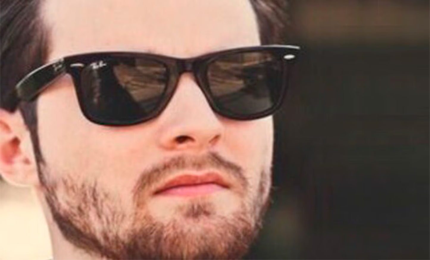 Ray-Ban New wayfarer RB2132 Black On Transparent