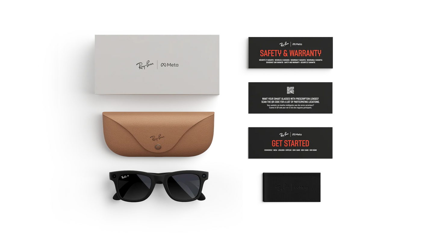 Ray-Ban Meta Wayfarer (Gen 2) – Matt Black (G-15 Green Lenses)