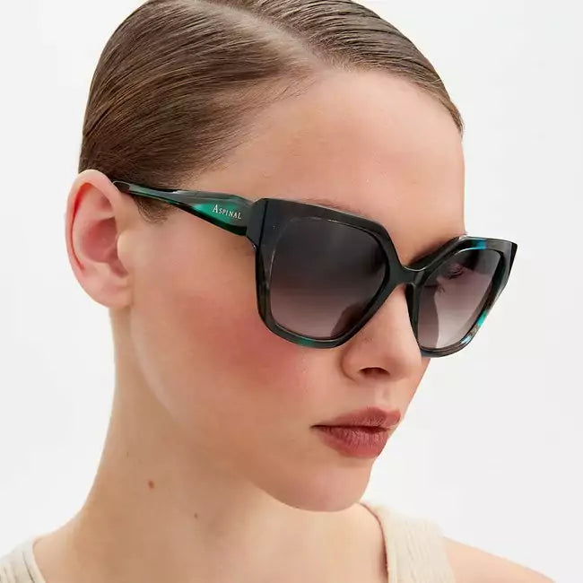 Aspinal of London COMO COL.01: BLACK AND CRYSTAL