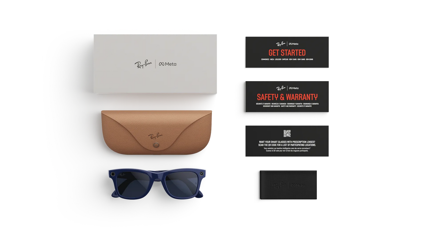 Ray-Ban Meta Wayfarer (Gen 2) – Cosmic Blue (Dark Blue Lenses)