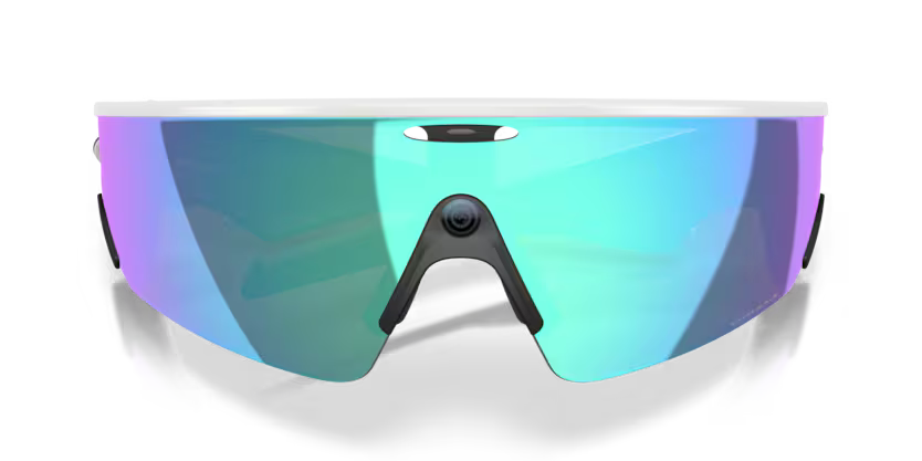 Oakley Meta Vanguard Performance Smart Glasses – Gloss White / Prizm Sapphire