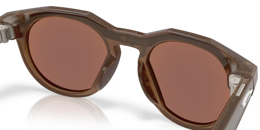 Oakley Meta HSTN Smart Glasses – Brown Smoke / Prizm Deep Water Polarised