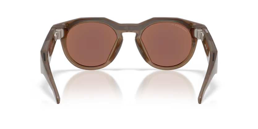 Oakley Meta HSTN Smart Glasses – Brown Smoke / Prizm Deep Water Polarised