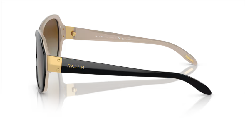 Ralph  RA5138  Shiny Black On Nude