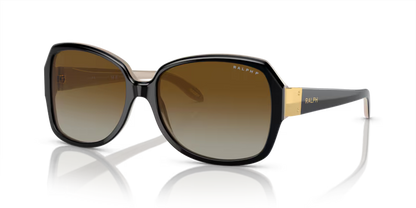 Ralph  RA5138  Shiny Black On Nude