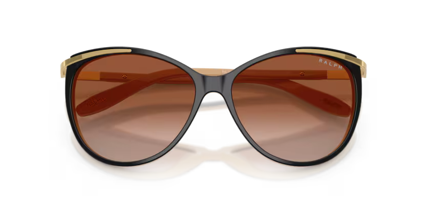 Ralph RA5150  Shiny Black On Nude & Gold