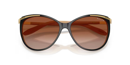 Ralph RA5150  Shiny Black On Nude & Gold