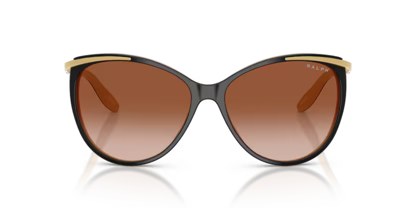 Ralph RA5150  Shiny Black On Nude & Gold