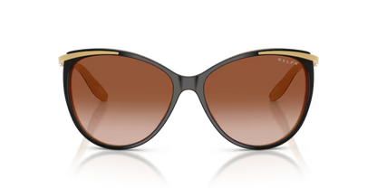 Ralph RA5150  Shiny Black On Nude & Gold