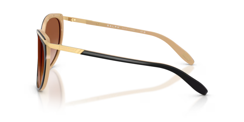 Ralph RA5150  Shiny Black On Nude & Gold