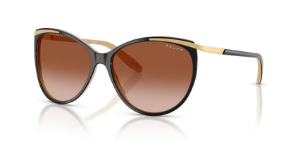 Ralph RA5150  Shiny Black On Nude & Gold