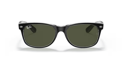 Ray-Ban New wayfarer RB2132 Black On Transparent