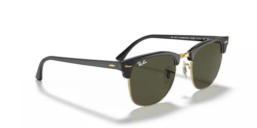 Ray-Ban Clubmaster Classic RB3016 - Black On Gold