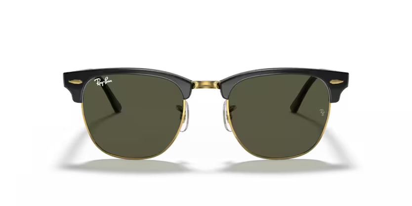 Ray-Ban Clubmaster Classic RB3016 - Black On Gold