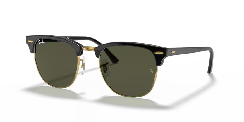 Ray-Ban Clubmaster Classic RB3016 - Black On Gold