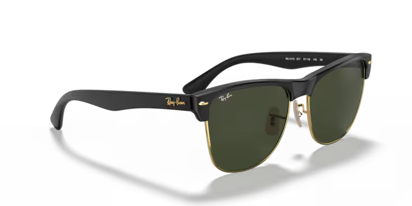 Ray-Ban Clubmaster Oversized  RB4175 - Black On Gold