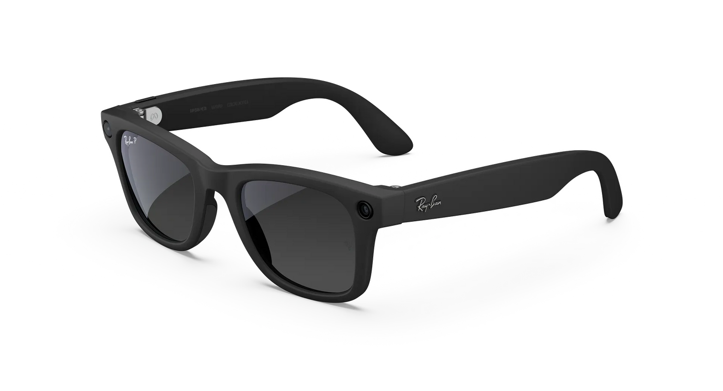 Ray-Ban Meta Wayfarer (Gen 2) – Matt Black (G-15 Green Lenses)