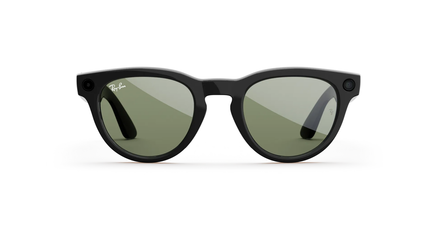Ray-Ban Meta Headliner (Gen 2) – Shiny Black (G-15 Green Lenses)