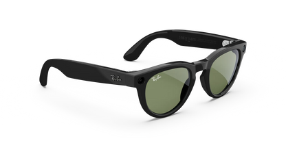 Ray-Ban Meta Headliner (Gen 2) – Shiny Black (G-15 Green Lenses)