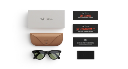 Ray-Ban Meta Headliner (Gen 2) – Shiny Black (G-15 Green Lenses)