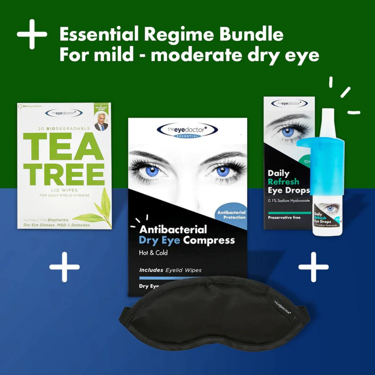 Essential Care Bundle For Mild To Moderate Dry Eyes