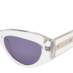 Calypso Bevelled Cat Eye Sunglasses -6