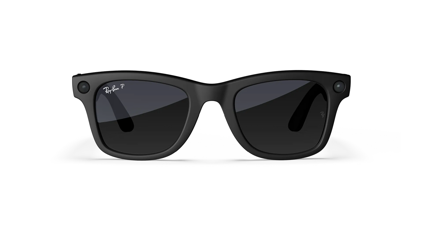 Ray-Ban Meta Wayfarer (Gen 2) – Matt Black (G-15 Green Lenses)