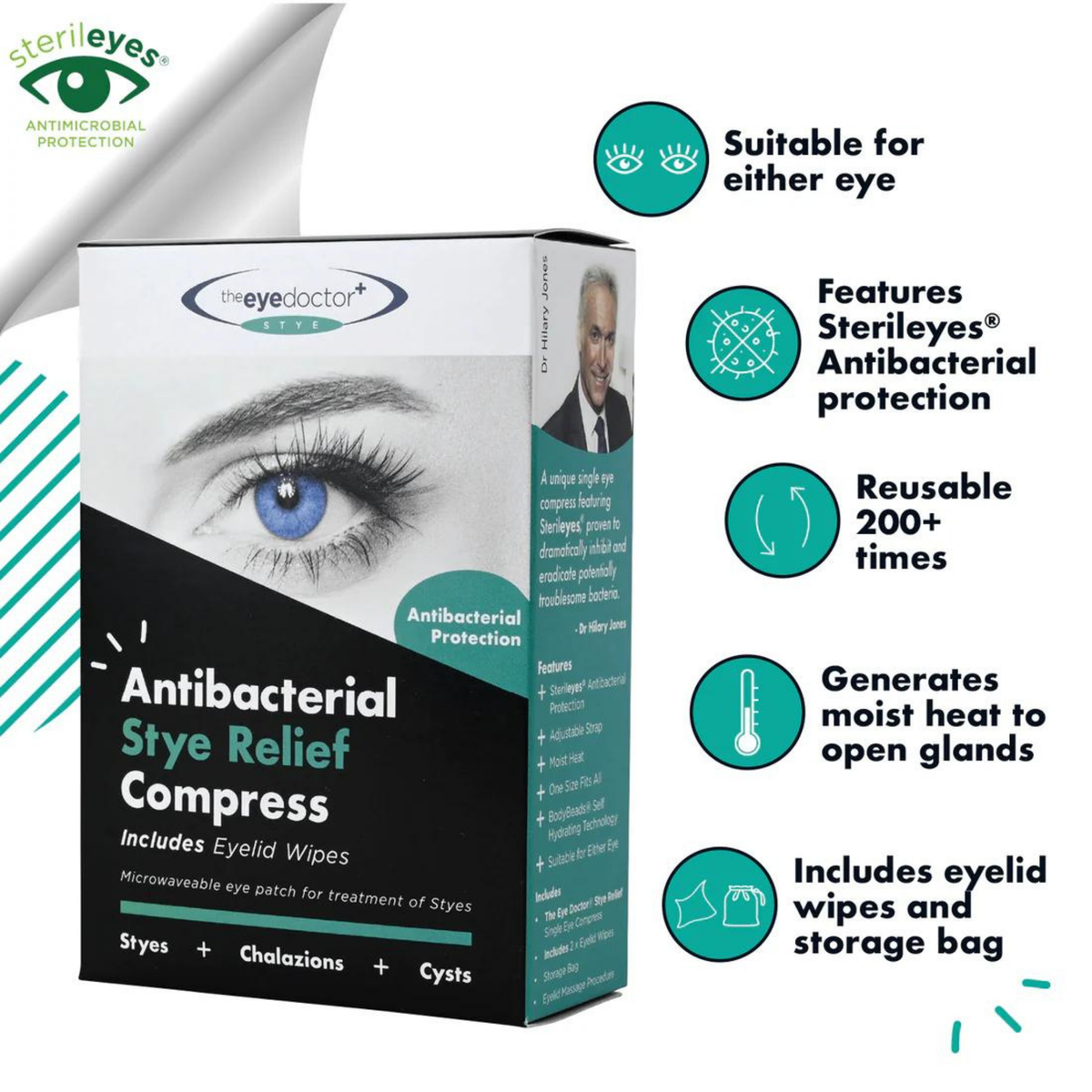 The Eye Doctor Antibacterial Stye Relief Compress