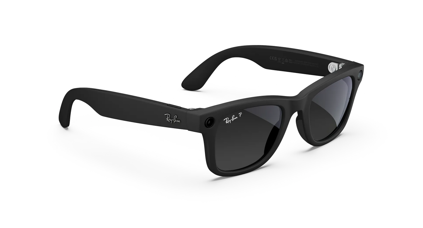 Ray-Ban Meta Wayfarer (Gen 2) – Matt Black (G-15 Green Lenses)