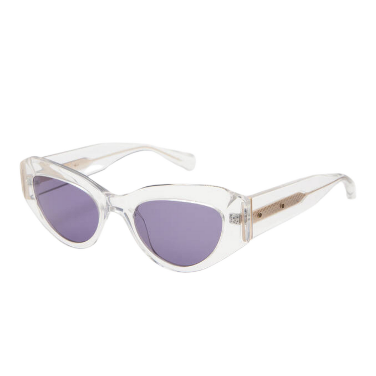 Calypso Bevelled Cat Eye Sunglasses -6