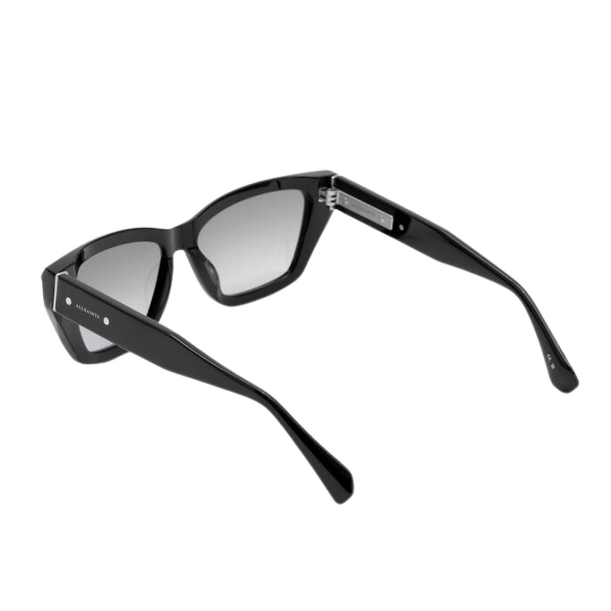 Kitty Rectangular Cat Eye Sunglasses Black