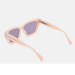 Kitty Rectangular Cat Eye Sunglasses Plaster Pink