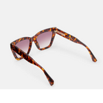 Minerva Square Cat Eye Sunglasses Classic Tort