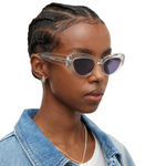 Calypso Bevelled Cat Eye Sunglasses -6