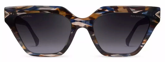 Aspinal of London ISLA COL.02: BROWN/BLUE PATTERN