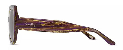 Cocoa Mint CMS2132 C1: PURPLE AND MUSTARD STRIATION