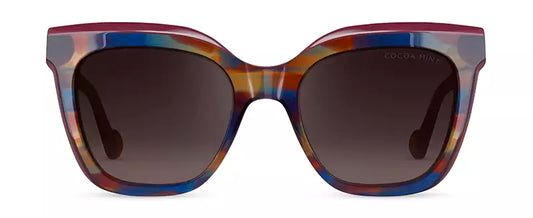 Cocoa Mint CMS2149 C1: BURGUNDY/BLUE STRIATION