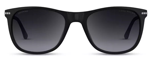 Defender: BURNHAM BLK: BLACK WITH BURGUNDY TIPS