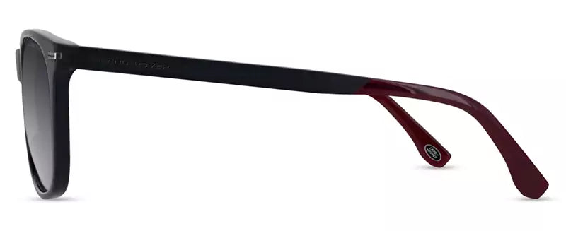 Defender: BURNHAM BLK: BLACK WITH BURGUNDY TIPS