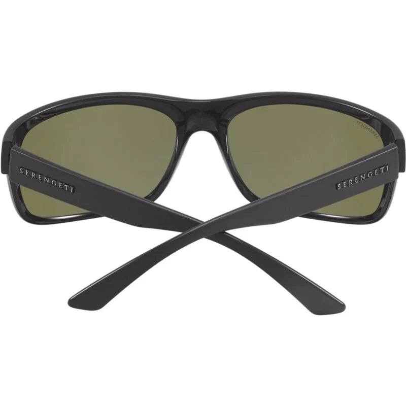 Serengeti Pistoia Matte Black Top Shiny Black Bottom