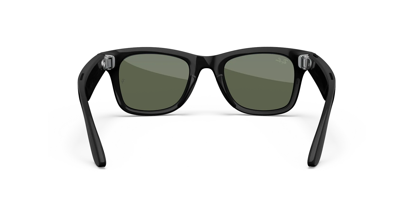 Ray-Ban Meta Wayfarer (Gen 2) – Shiny Black (G-15 Green Lenses)