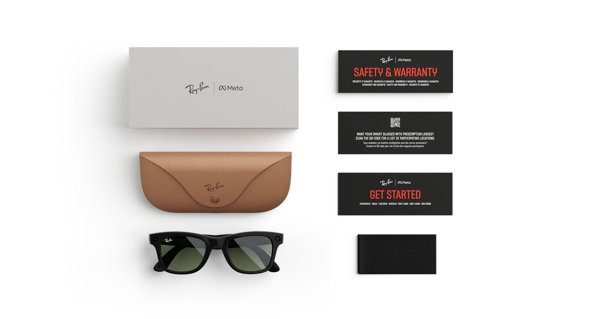 .Ray-Ban Meta Smart Glasses – Wayfarer (Gen 2) Shiny Black