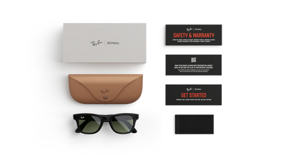 Ray-Ban Meta Wayfarer (Gen 2) – Shiny Black (G-15 Green Lenses)