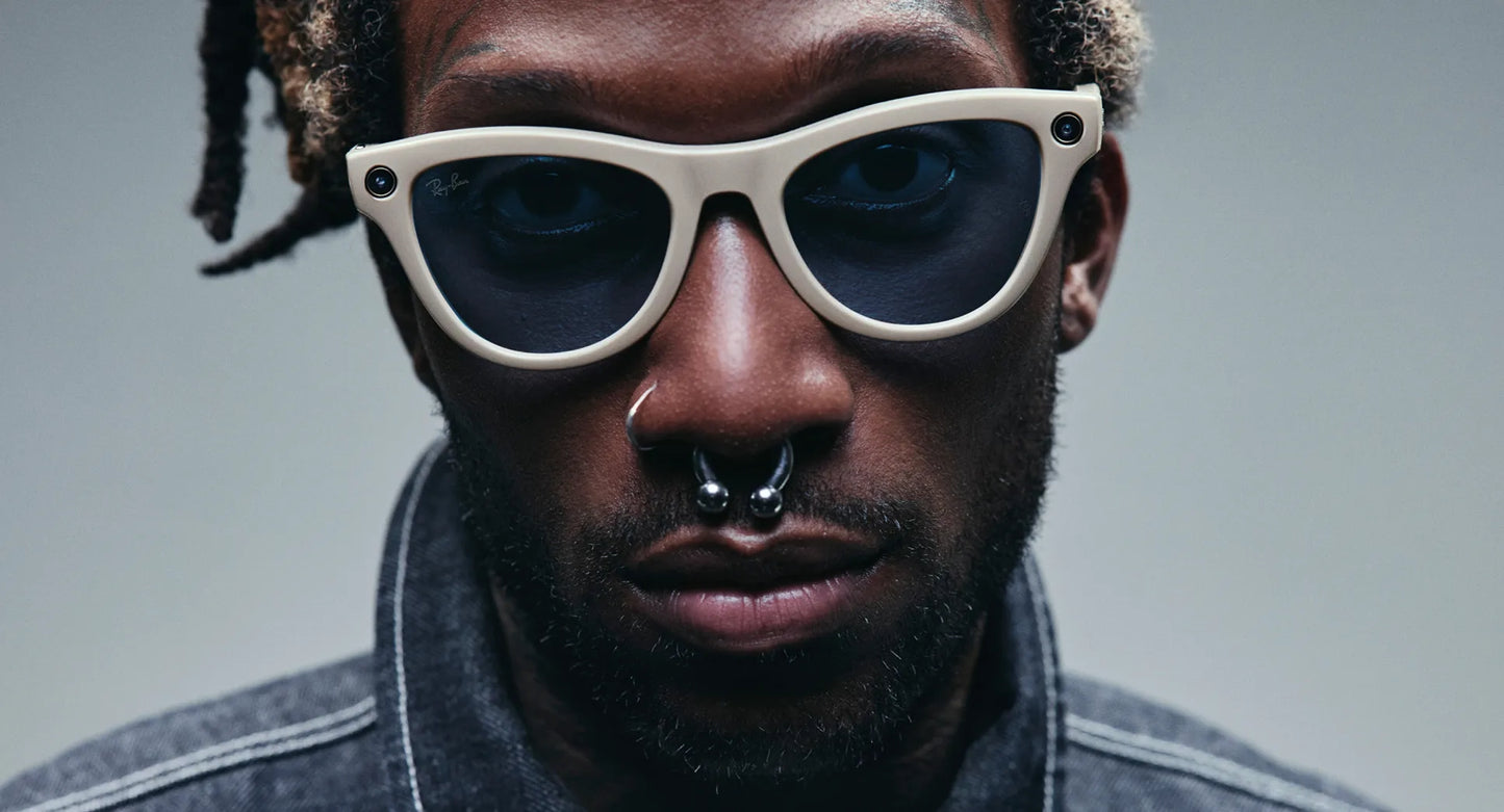 Ray-Ban Meta Smart Glasses – Skyler (Gen 2) Shiny Chalky Grey