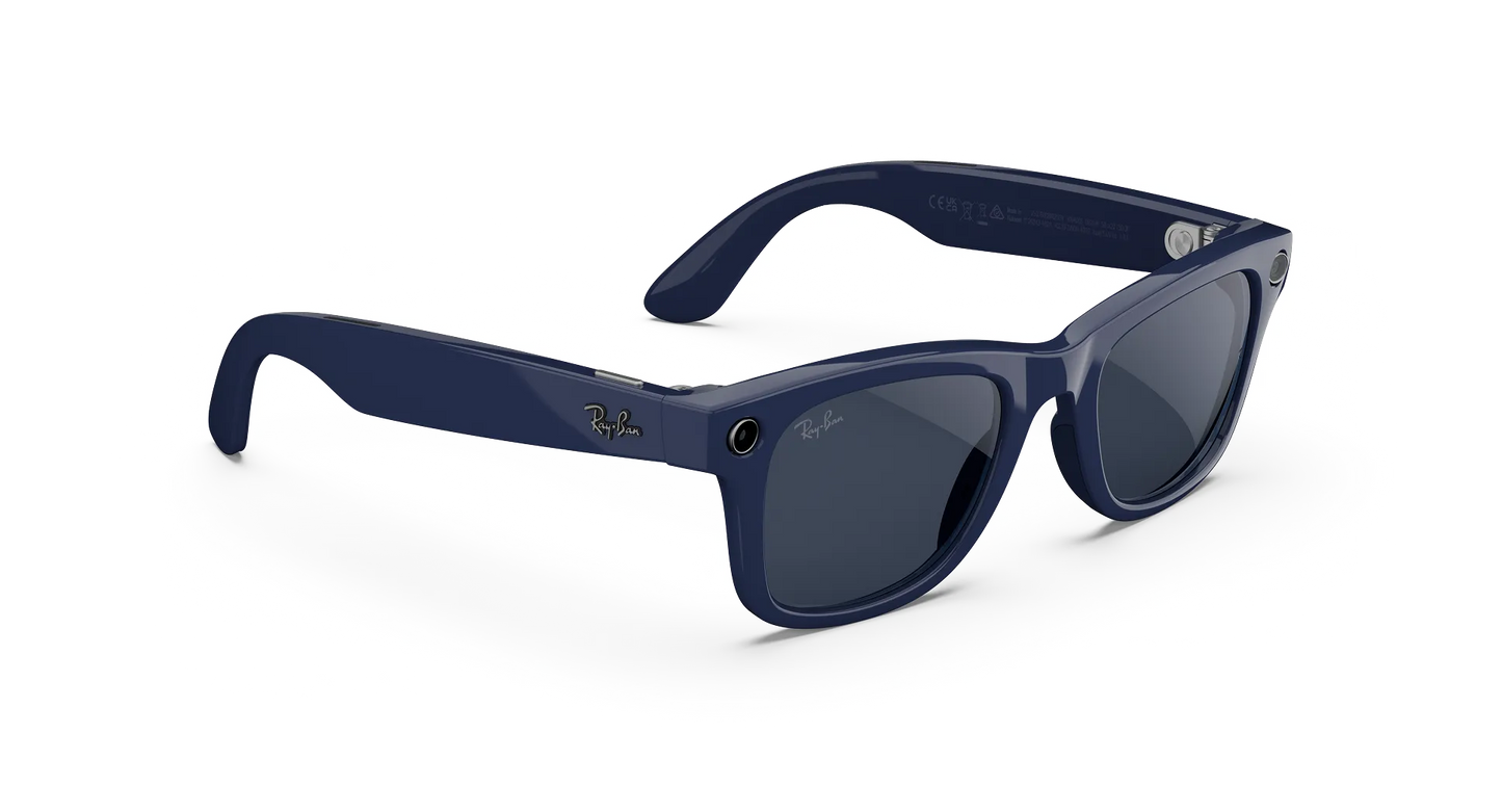 Ray-Ban Meta Wayfarer (Gen 2) – Cosmic Blue (Dark Blue Lenses)