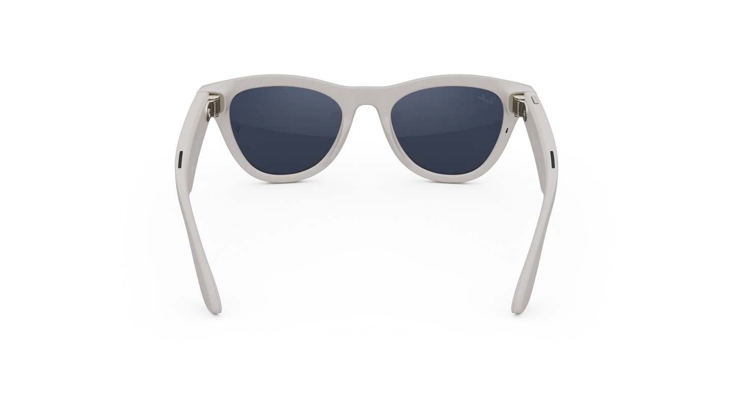 Ray-Ban Meta Smart Glasses – Skyler (Gen 2) Shiny Chalky Grey