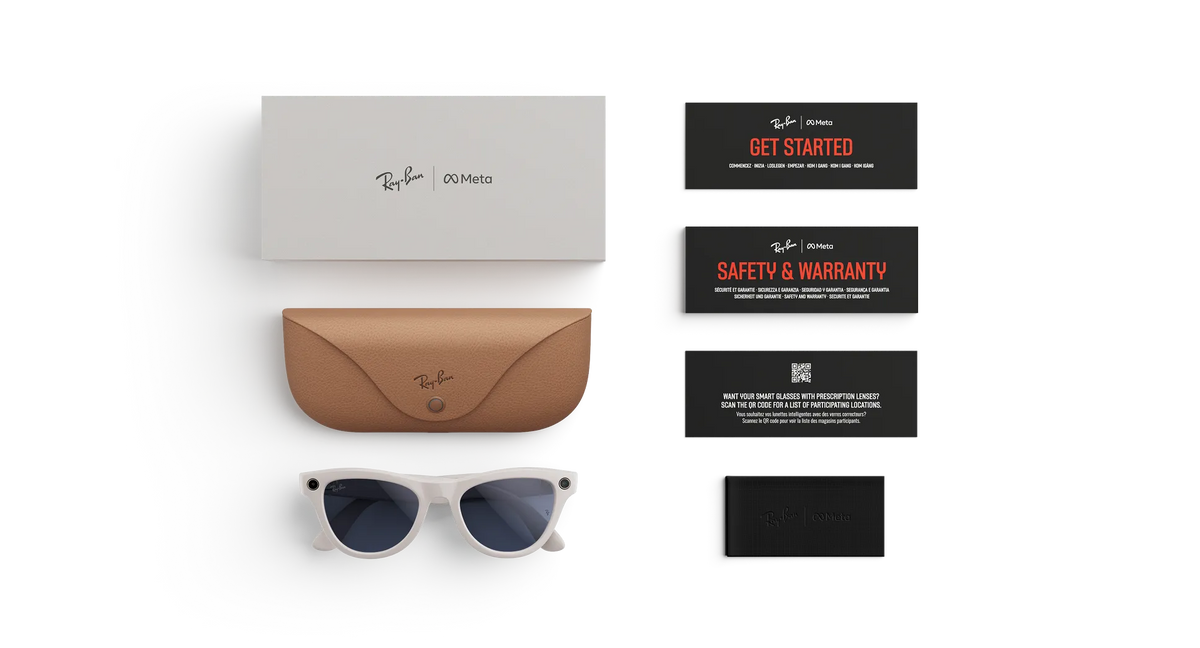 .Ray-Ban Meta Smart Glasses – Skyler (Gen 2) Shiny Chalky Grey