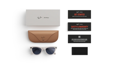 Ray-Ban Meta Smart Glasses – Skyler (Gen 2) Shiny Chalky Grey