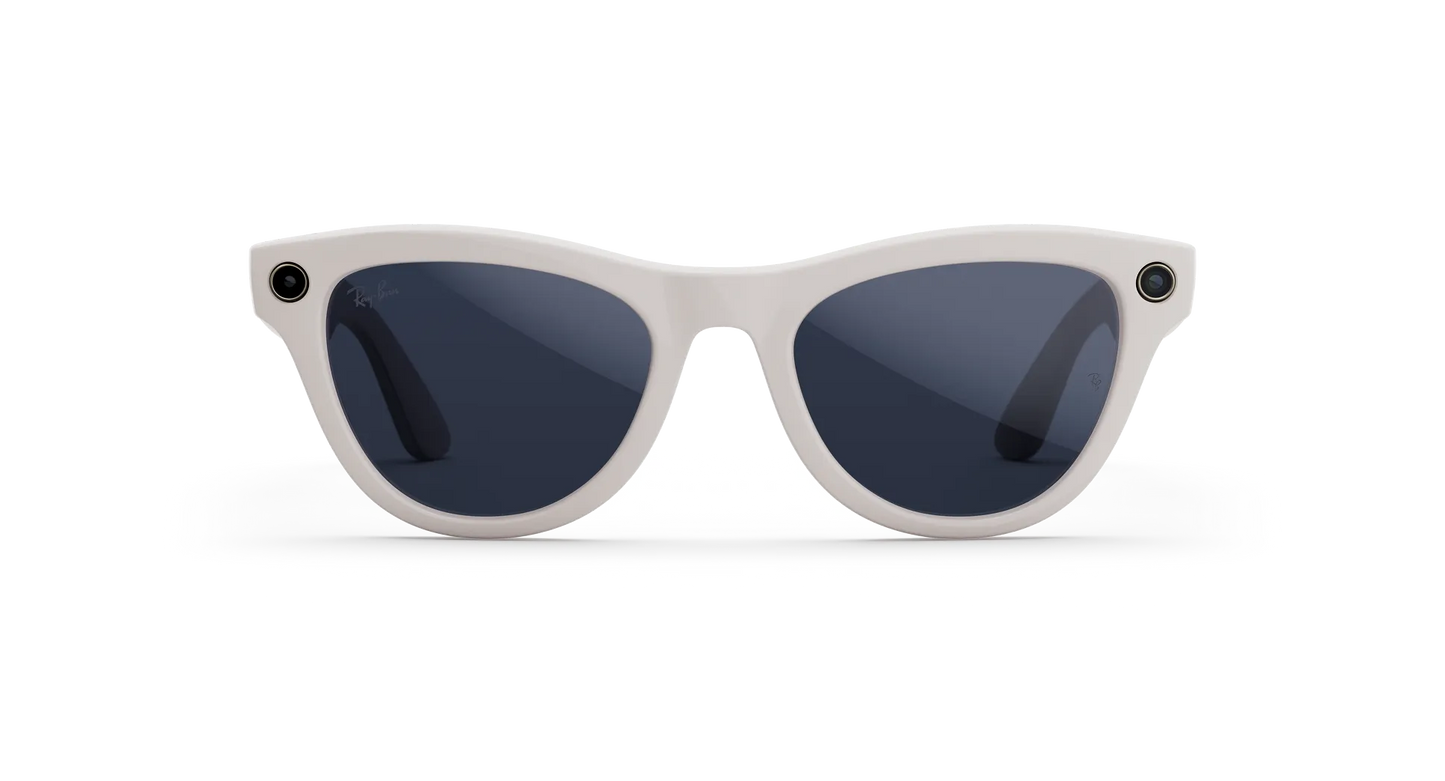 Ray-Ban Meta Smart Glasses – Skyler (Gen 2) Shiny Chalky Grey