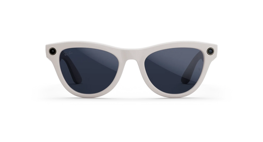 Ray-Ban Meta Smart Glasses – Skyler (Gen 2) Shiny Chalky Grey